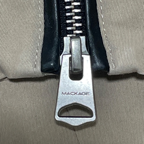 Mackage Estela Belted Trench Coat W/ Contrast Zippers In Sand - Picture 15 of 15